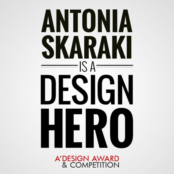 "Antonia Skaraki is a design hero” a tribute by A’ Design Awards