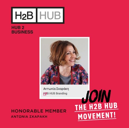 Antonia Skaraki presents H2B: The corporate identity of Business Hub Heraklion