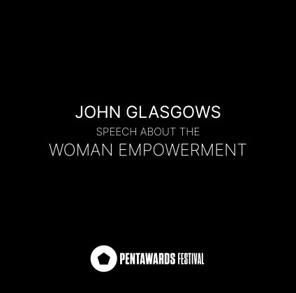 John Glasgow, Artist and Co-Founder of Vault49 at Pentawards Festival on Women Empowerment